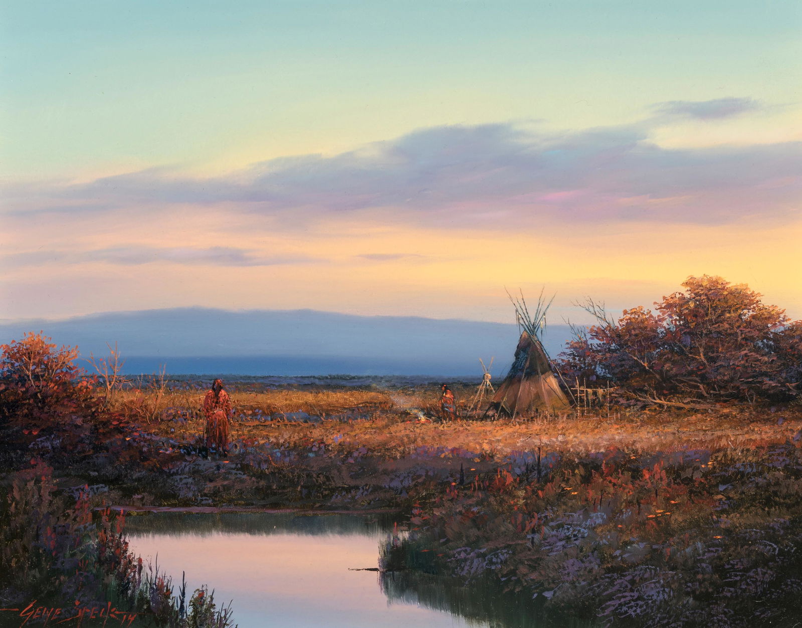 Gene Speck (b. 1937) Evening Colors, 2014 (1 of 2)