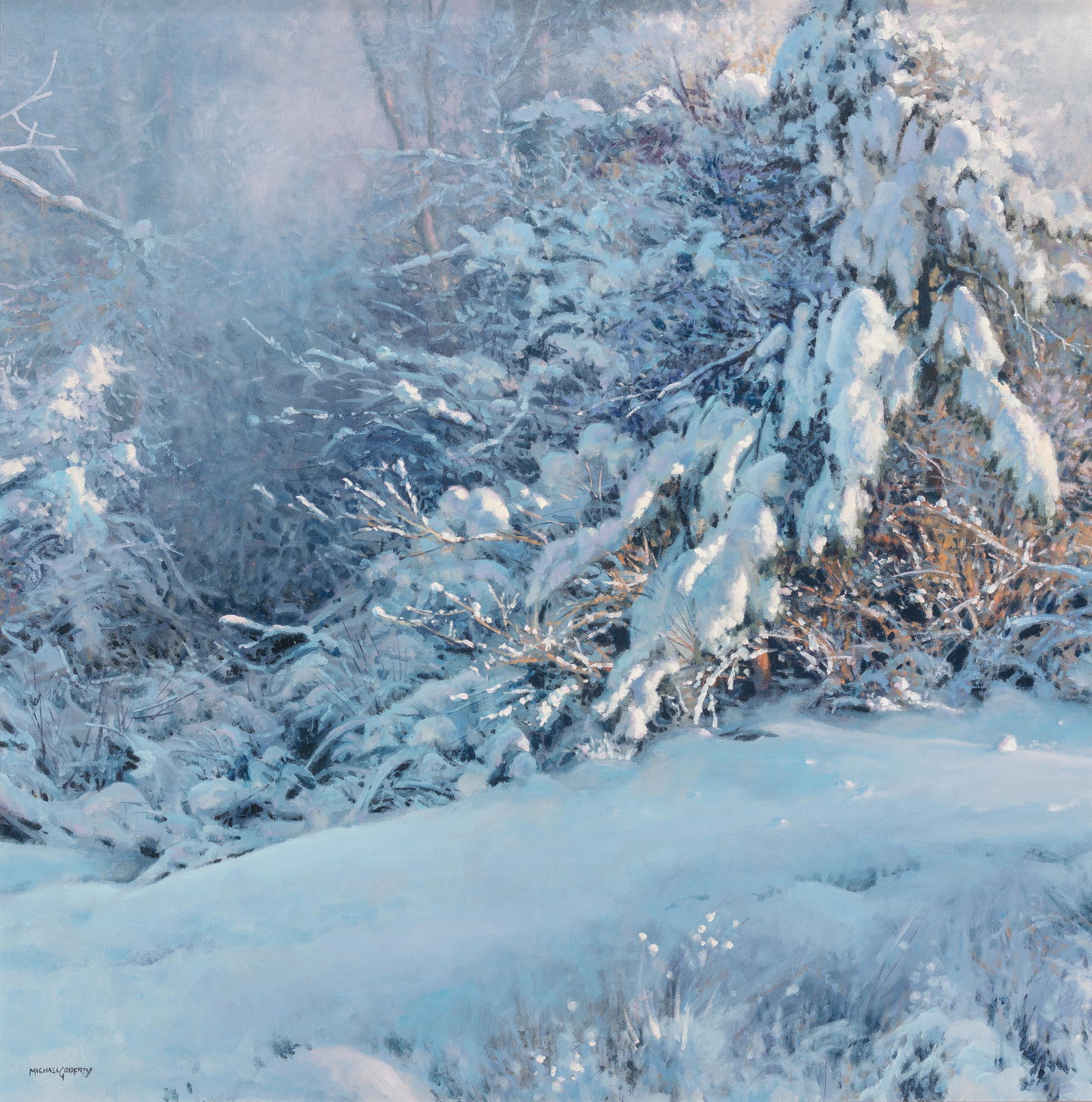 Michael Godfrey (b. 1958) Snow Scene (1 of 2)