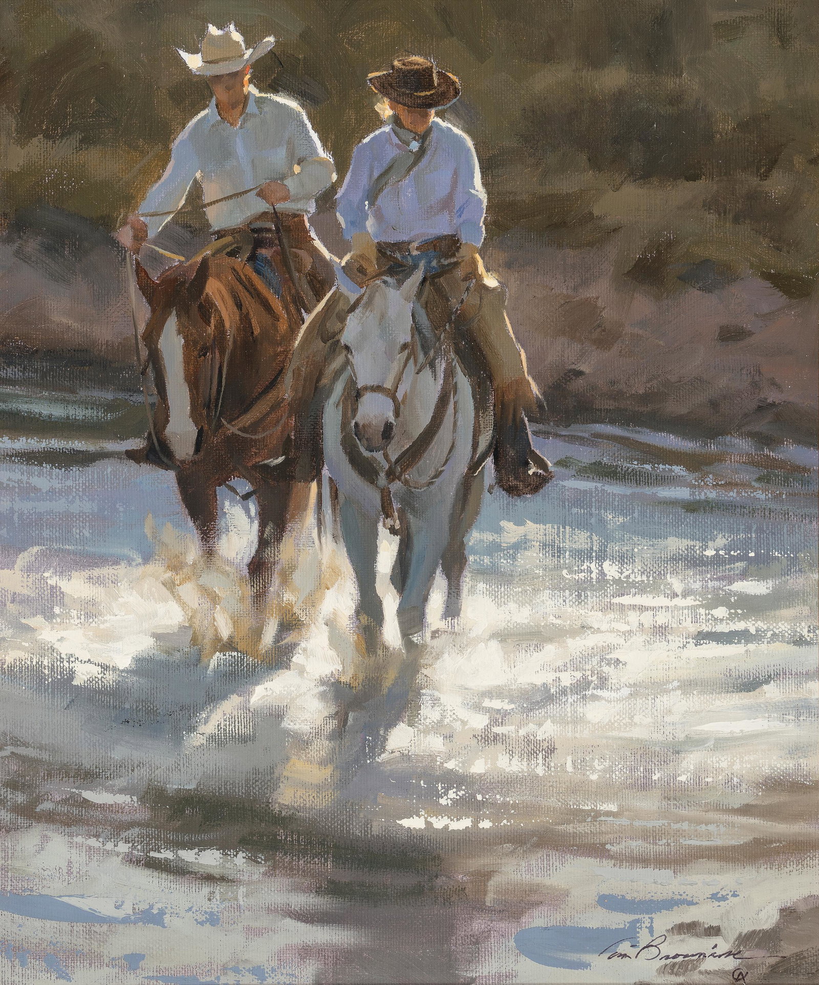 Tom Browning (b. 1949) Easy Crossing (1 of 2)