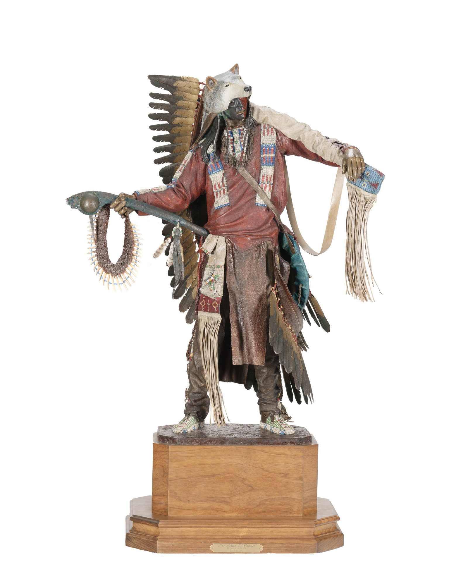 Dave McGary (1958 - 2013) Not Afraid of Pawnee, (Maquette), 1996 (1 of 3)