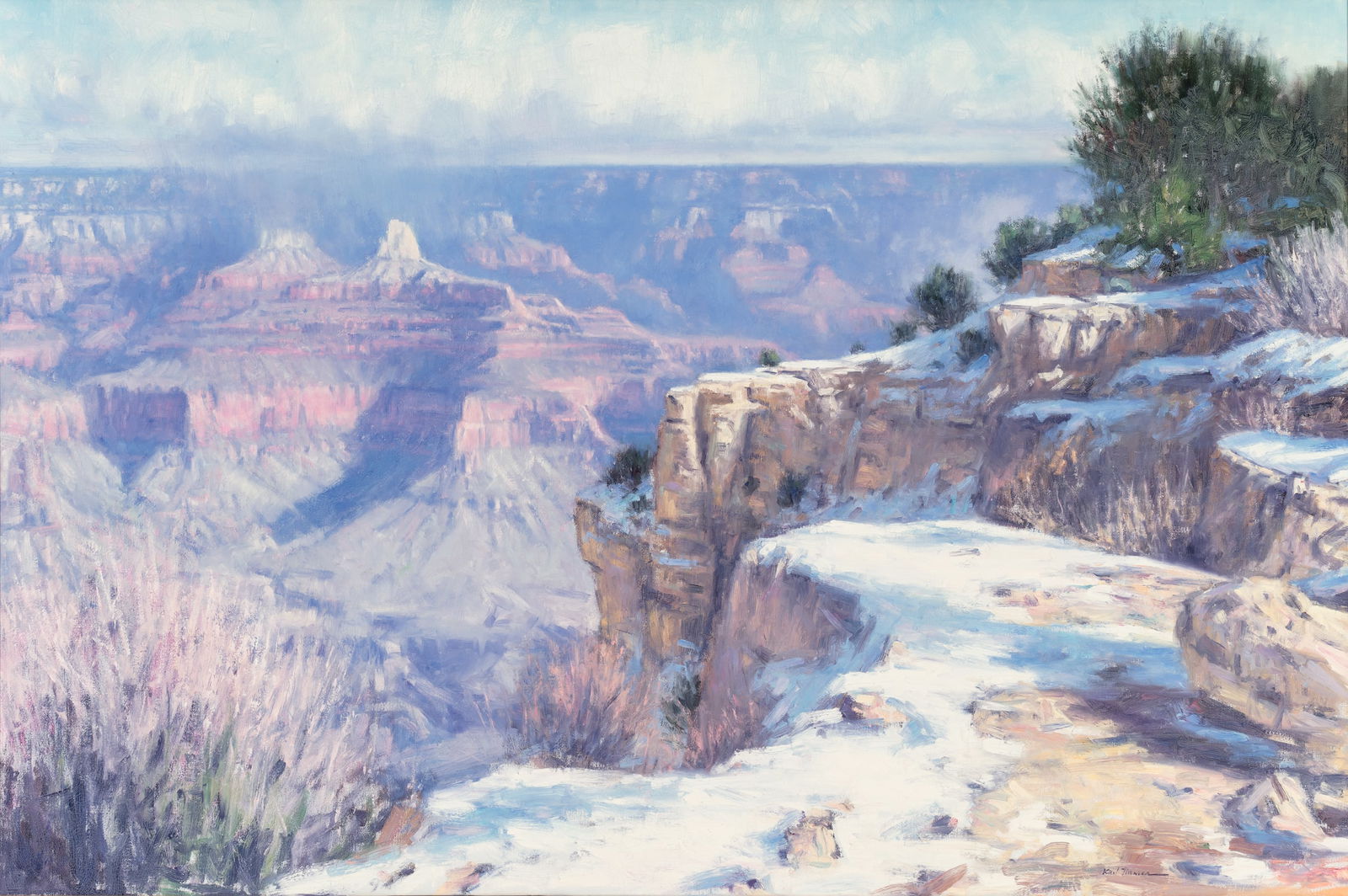 Karl Thomas (b. 1948) Grand Canyon Winter (1 of 4)