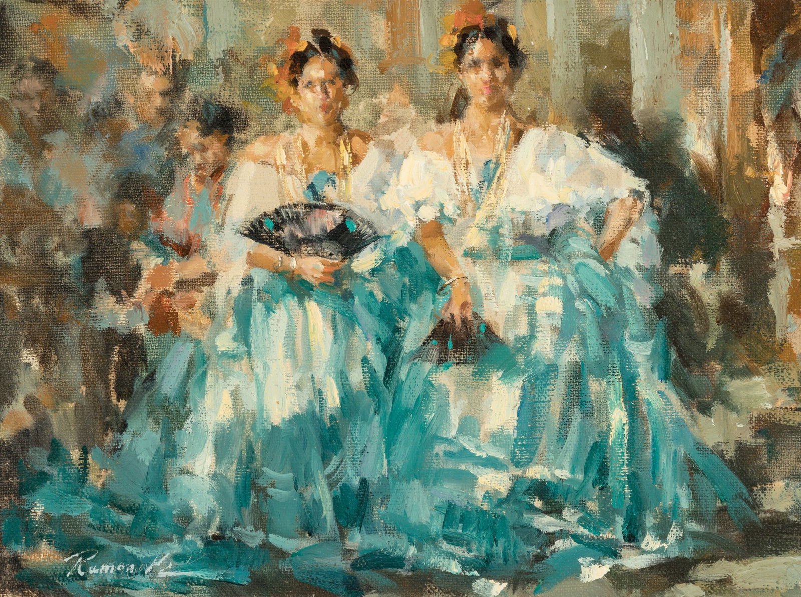 Ramon Kelley (b. 1939) Dos Bailadoras, 1978 (1 of 5)