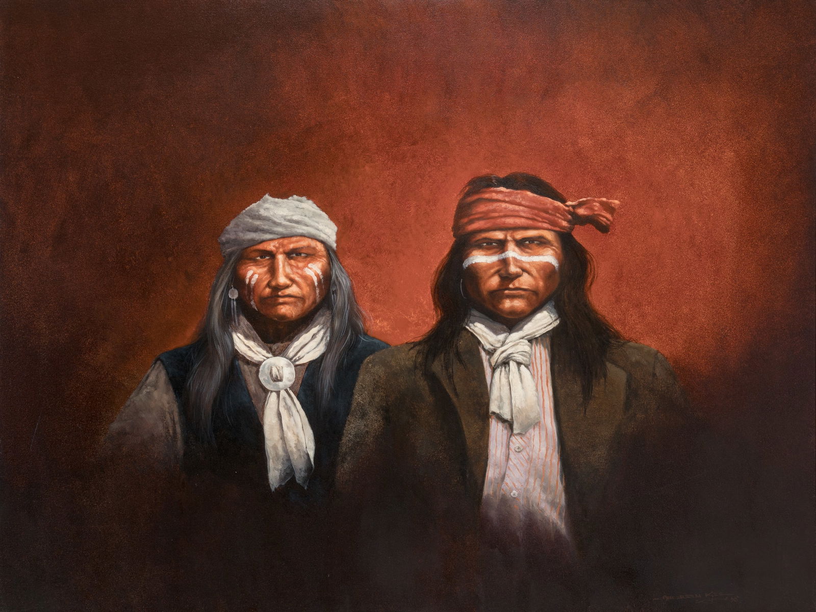 Andersen Kee (b. 1959) Two Indians, 1990 (1 of 4)