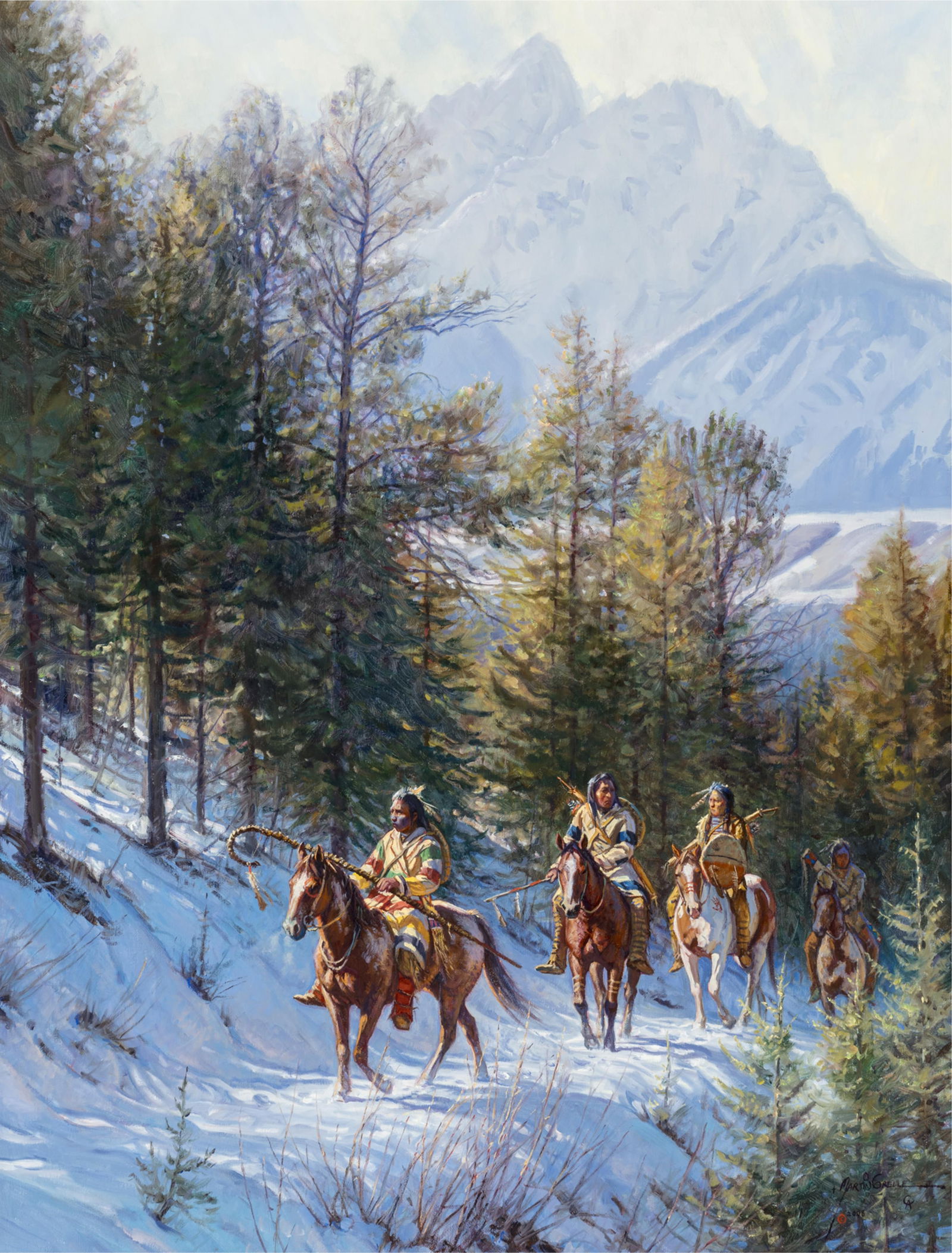 Martin Grelle (b. 1954), Warriors of Winter, 2006 (1 of 6)