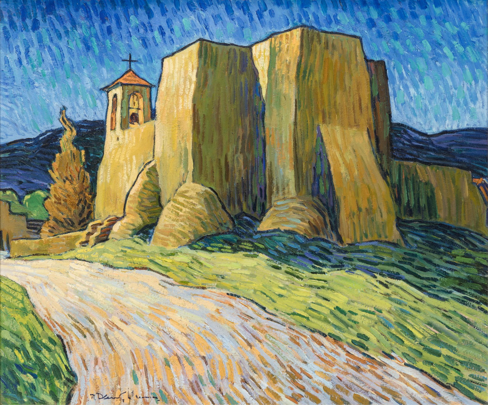 Robert Daughters (1929-2013), Ranchos Chapel, Taos (1 of 4)