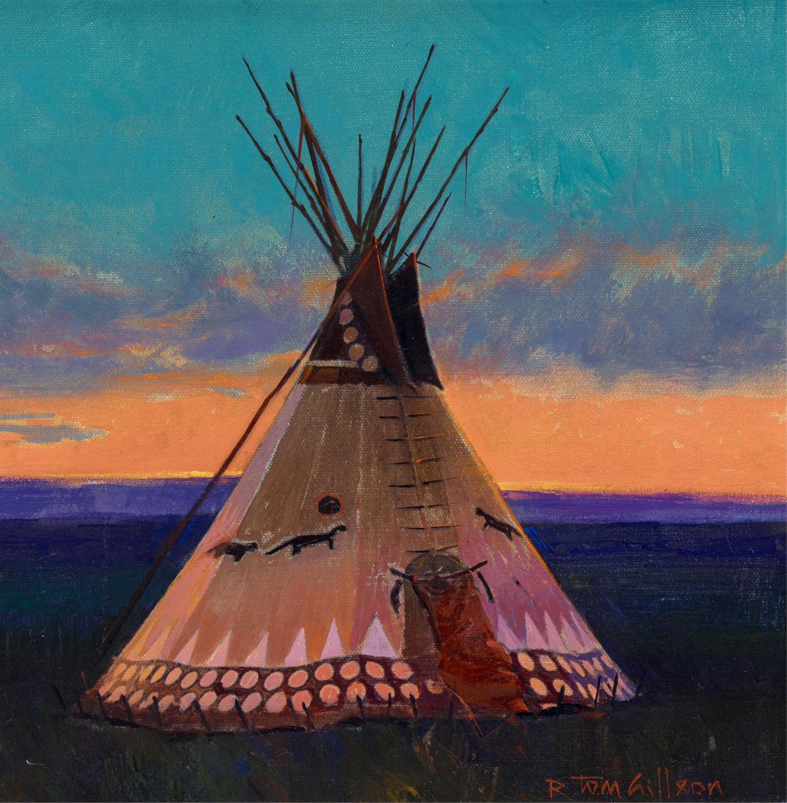 R. Tom Gilleon (b. 1942), Blackfoot Otter (1 of 5)