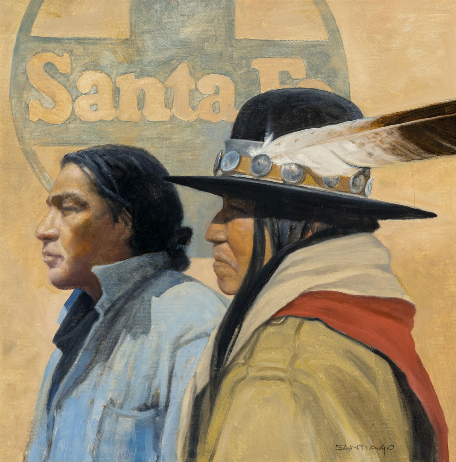 Roseta Santiago (b. 1946), Santa Fe Friends, 2017 (1 of 6)