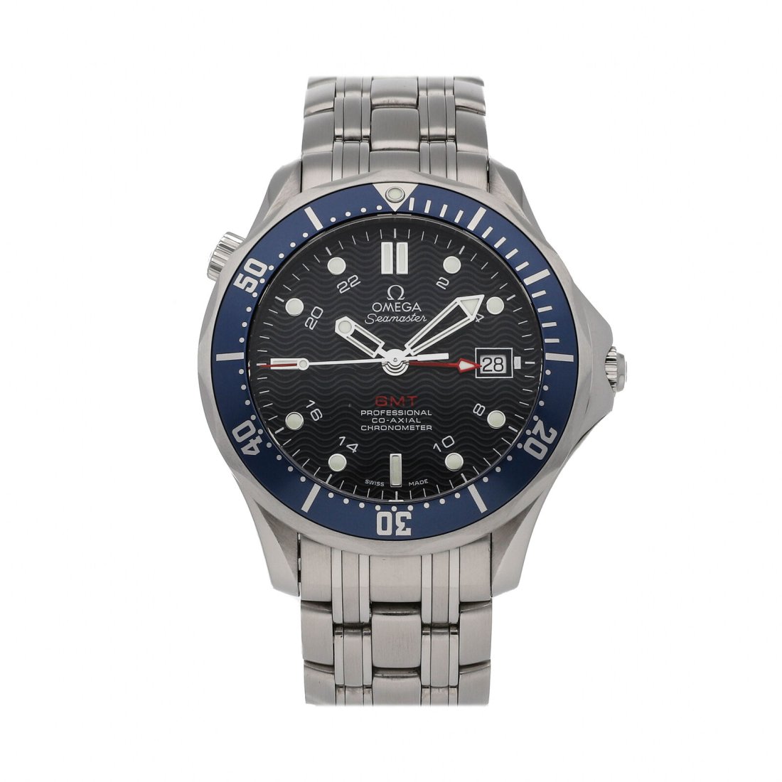 Omega Seamaster Plongeur 300m Le Auto Acier Homme Bracelet Montre Gmt 2539.80.001 (1 of 5)