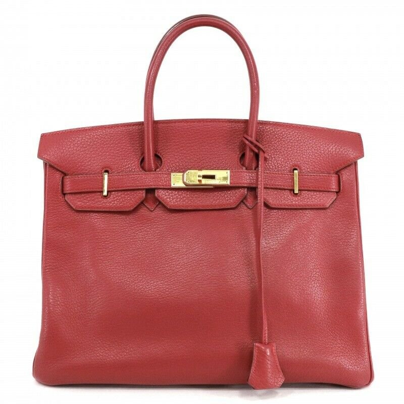 HERMES Birkin 35 Ardennes Red Gold Metal Fittings Women's Handbag: Condition: Pre-ownedBrand / manufacturer : HERMES Product name : HERMES Birkin 35 Ardennes Red Gold Metal Fittings Women's HandbagPart no : N/AMaterial : Ardennes Product rank : Second-hand goodsSize