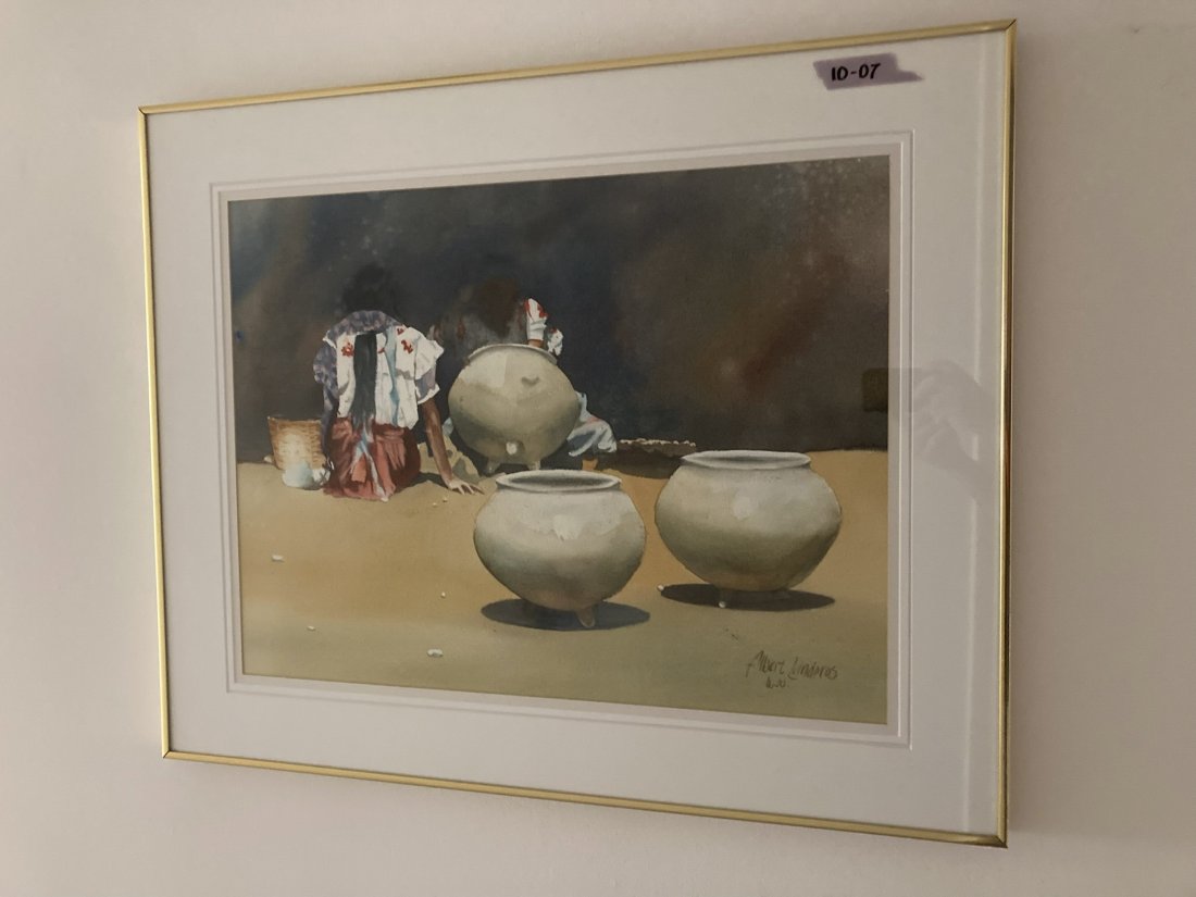 Two Women Facing back in Native Indigenous Costumes, Albert Landeros (1 of 5)