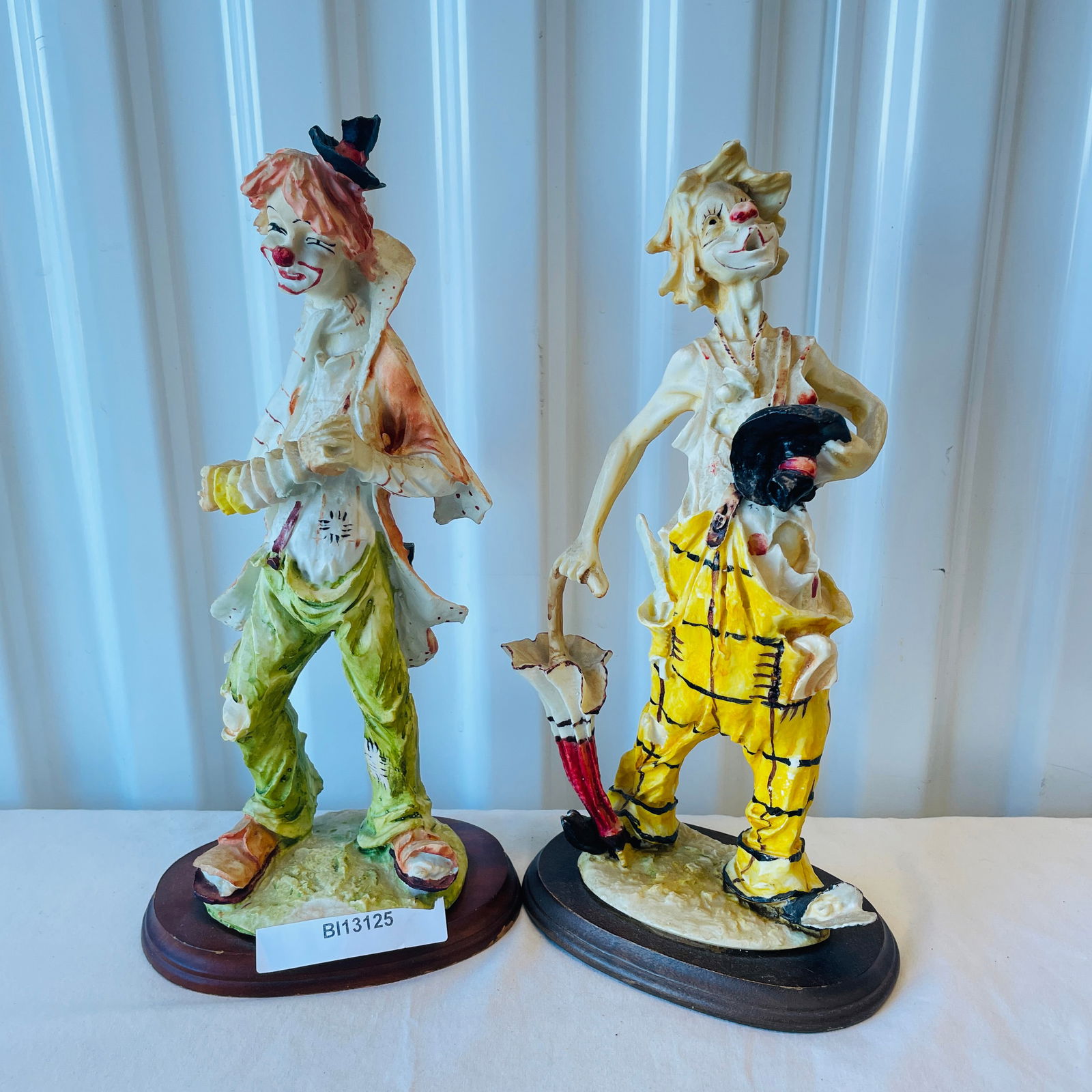 Pucci Harnot Clown Pair- Hobo and Accordian player (1 of 10)