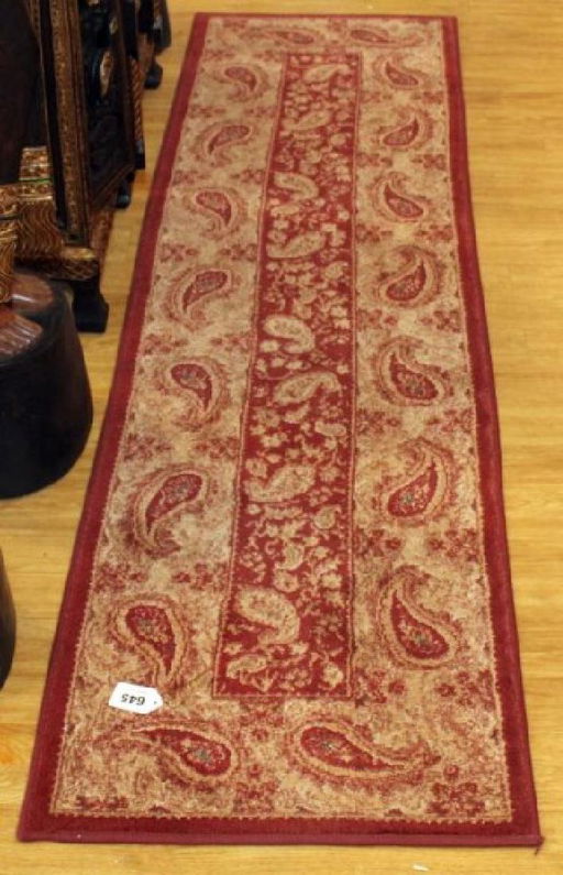 Brunswick Red 100 Olefin Area Rug 63 X94 2