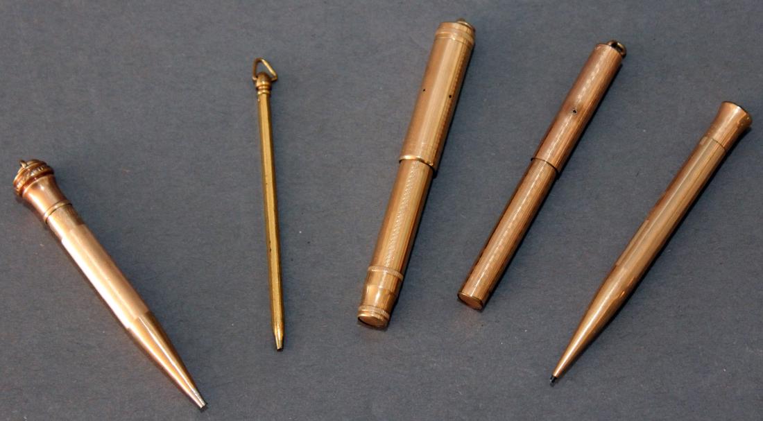 Wahl marked 14K pendant fountain pen; Parker Lucky (1 of 1)