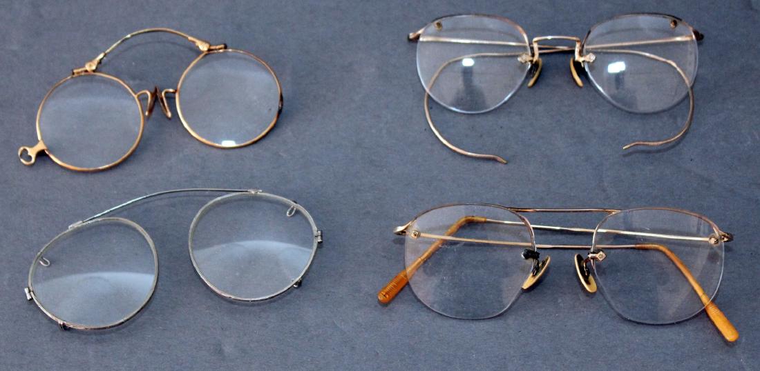 Lot of antique & vintage eyeglasses -- 1 pair marked (1 of 1)