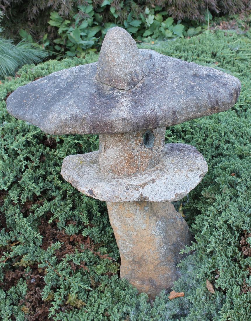 Thai granite garden sculpture; 29" x 37" (1 of 2)