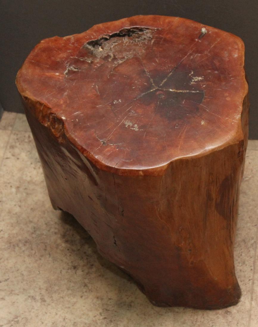 Chinese carved wood stand, 13" x 13.75" (1 of 1)