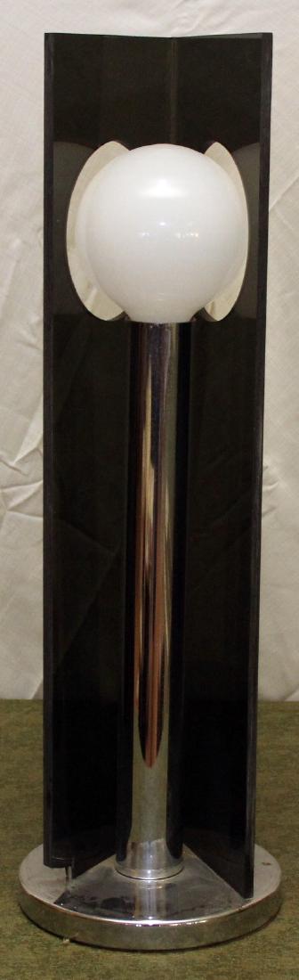 Mid century modern, plexiglass, chrome constructed (1 of 2)