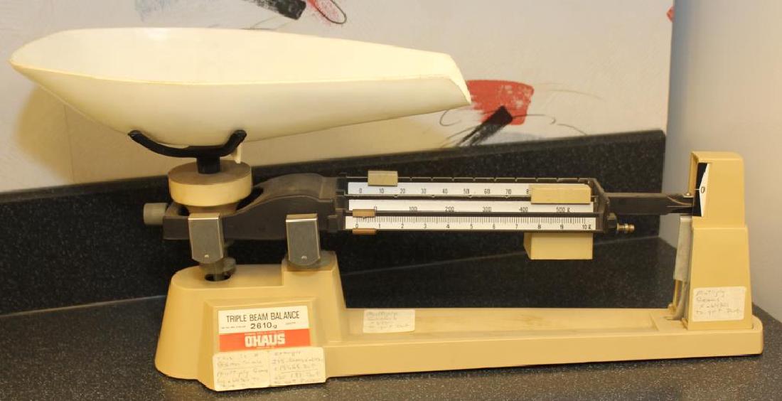 Ohaus 2610G triple beam balance, 20" wide (1 of 3)