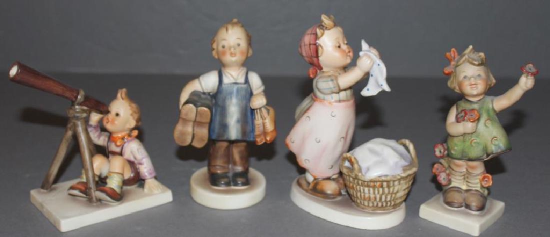 (4) Hummels- "Spring Cheer" #72, 5"; "Star Gazer" #132, (1 of 6)