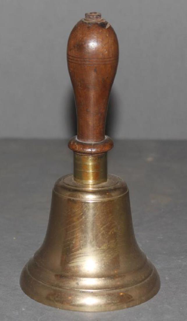 brass hand bell 6.75" high x 3.50" diameter (1 of 1)