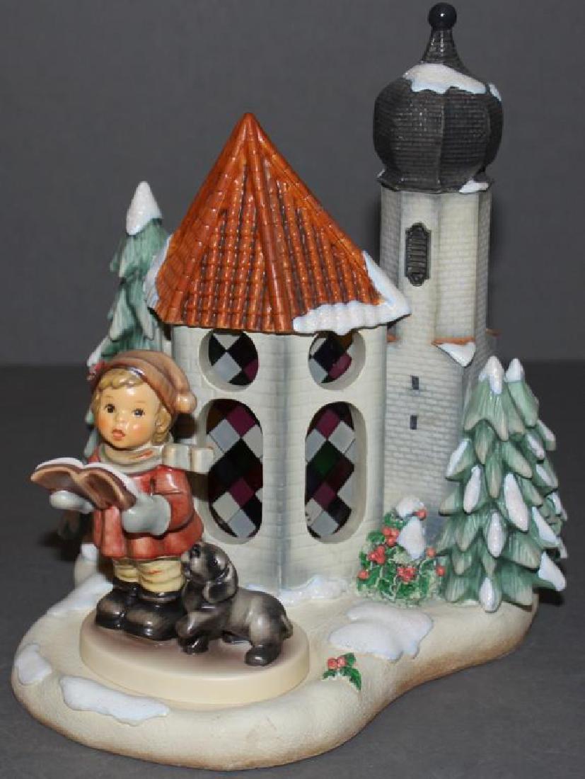 "Winter Chapel" Hummel musical display with "Wintertime (1 of 8)