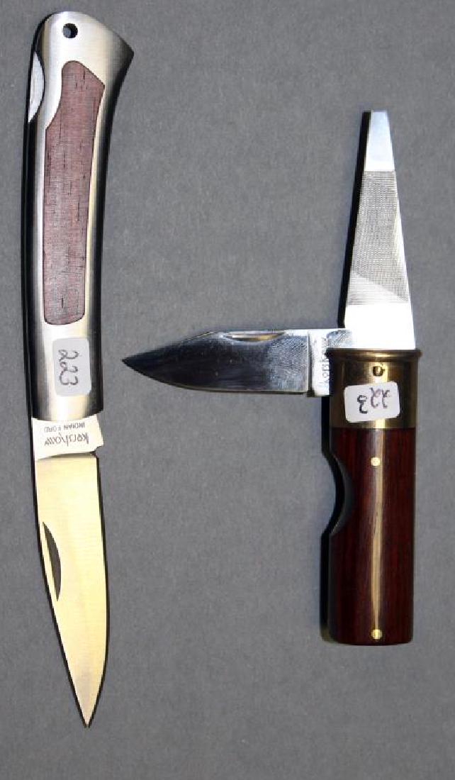(2) Kershaw knives, shotgun and single folding blade; (1 of 1)