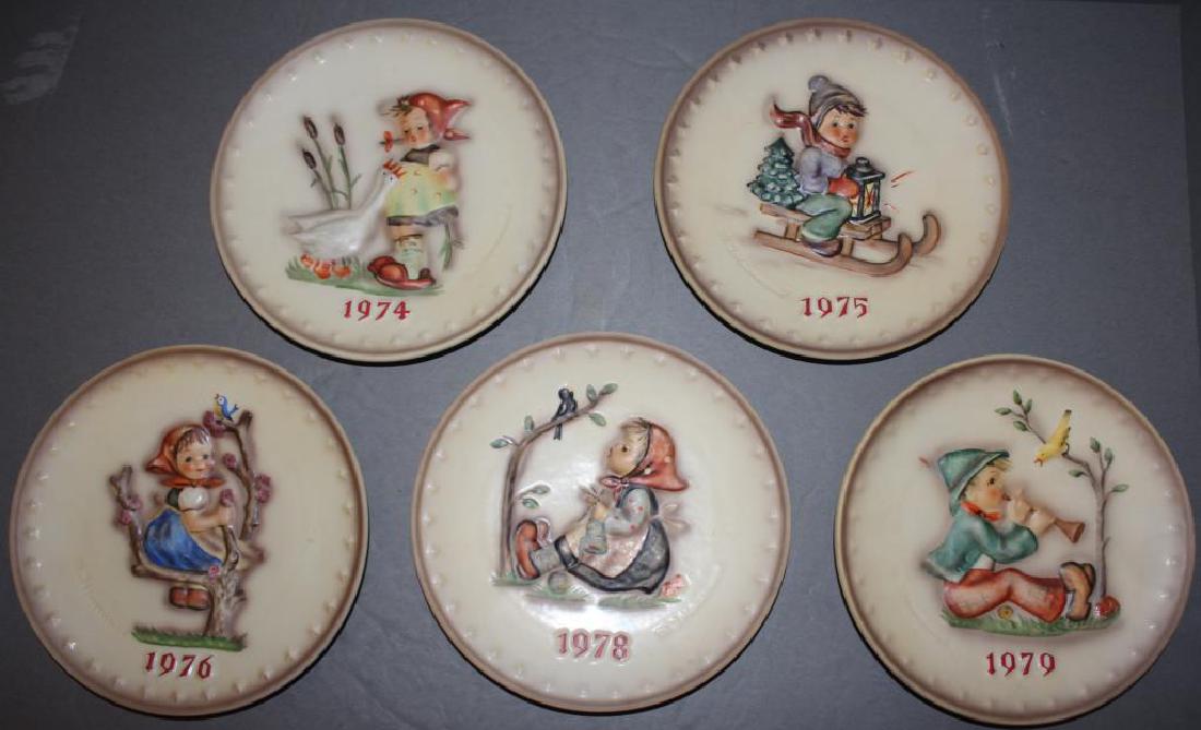 5 Hummel Collector plates- M.I. Hummel annual plate: (1 of 2)