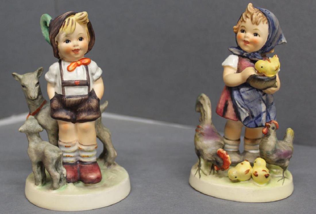 (2) Goebel Hummel figurines - 199/0 "Feeding Time" & (1 of 1)