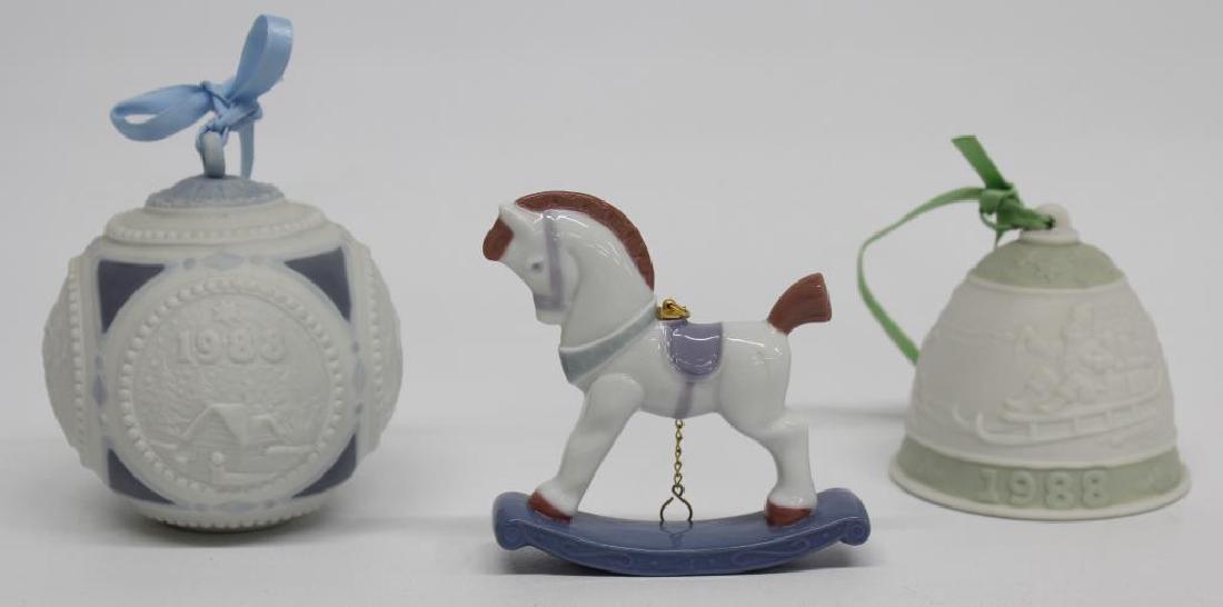 Lladro 3 Christmas ornaments - 1988 ball w/OB; 1988 (1 of 1)