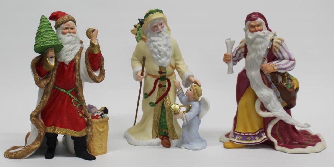 (3) Lenox Santa Collection - "Bavarian Santa" 9" h w/OB; (1 of 1)