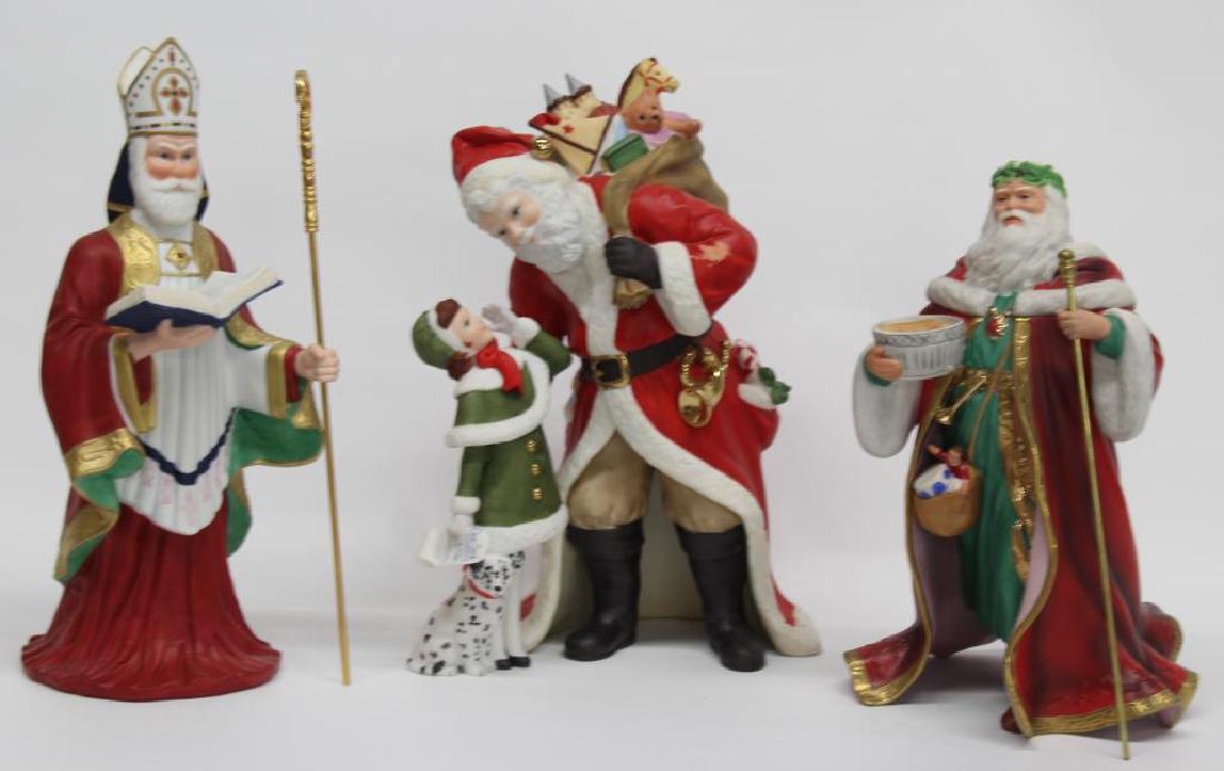 (3) Lenox Santas - "Christmas Wish" Limited Ed. 1995, (1 of 1)