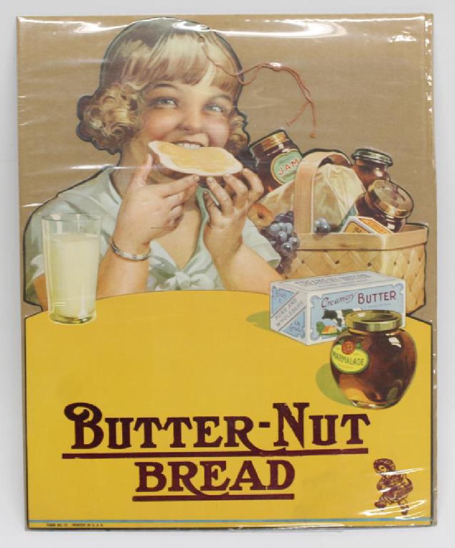original advertising diecut "Butter-Nut Bread" 10.5" w (1 of 1)