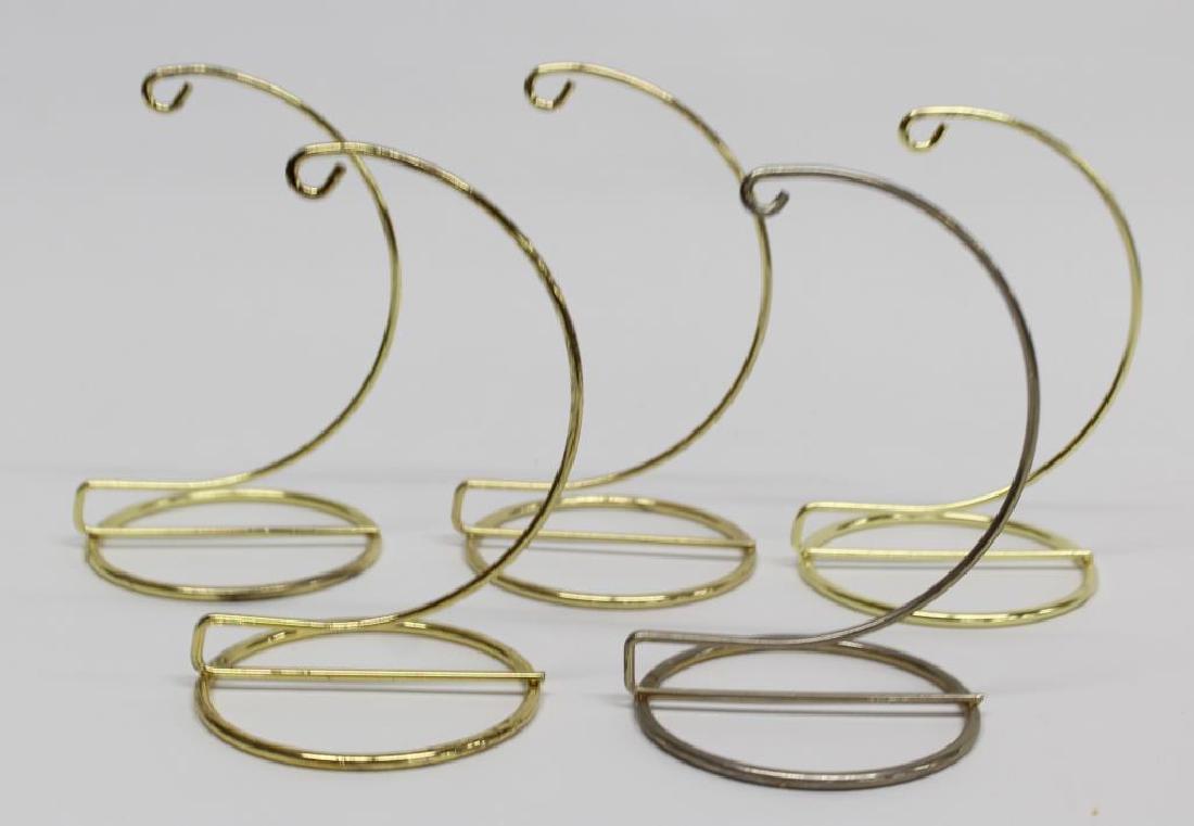 5 ornament hangers 6" high, 1 a different color: 5 ornament hangers 6" high, 1 a different color