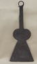 wrought iron scraper/spatula 10" long
