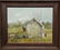 stone barn painting "The Old Barn on the