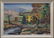 oil painting country landscape, 21"x29.5" overall