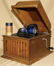 Edison table top cylinder player in oak case,