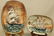 2 Pennsburg Pottery sailing ship platters,