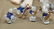 tray lot 18 ceramic cat figures, German metal cat, - 3