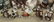 tray lot 18 ceramic cat figures, German metal cat, - 4