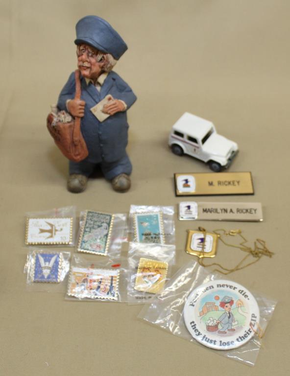 US Postal Clerk jacket, 2 sweaters, 3 shirts- (1 of 6)