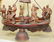 Black Forest carved hanging light with 8 carved - 3
