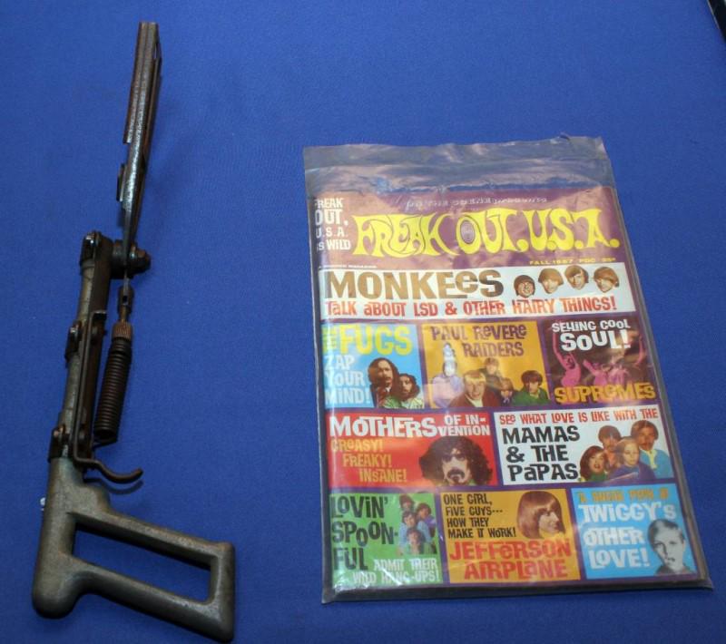 vintage clay pigeon thrower & Freak Out USA: vintage clay pigeon thrower & Freak Out USA magazine Fall 1967