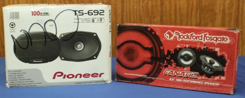 TS-692 6" x 9" speakers & Rockford Fosgate 6.5": TS-692 6" x 9" speakers & Rockford Fosgate 6.5" High Performance Speakers