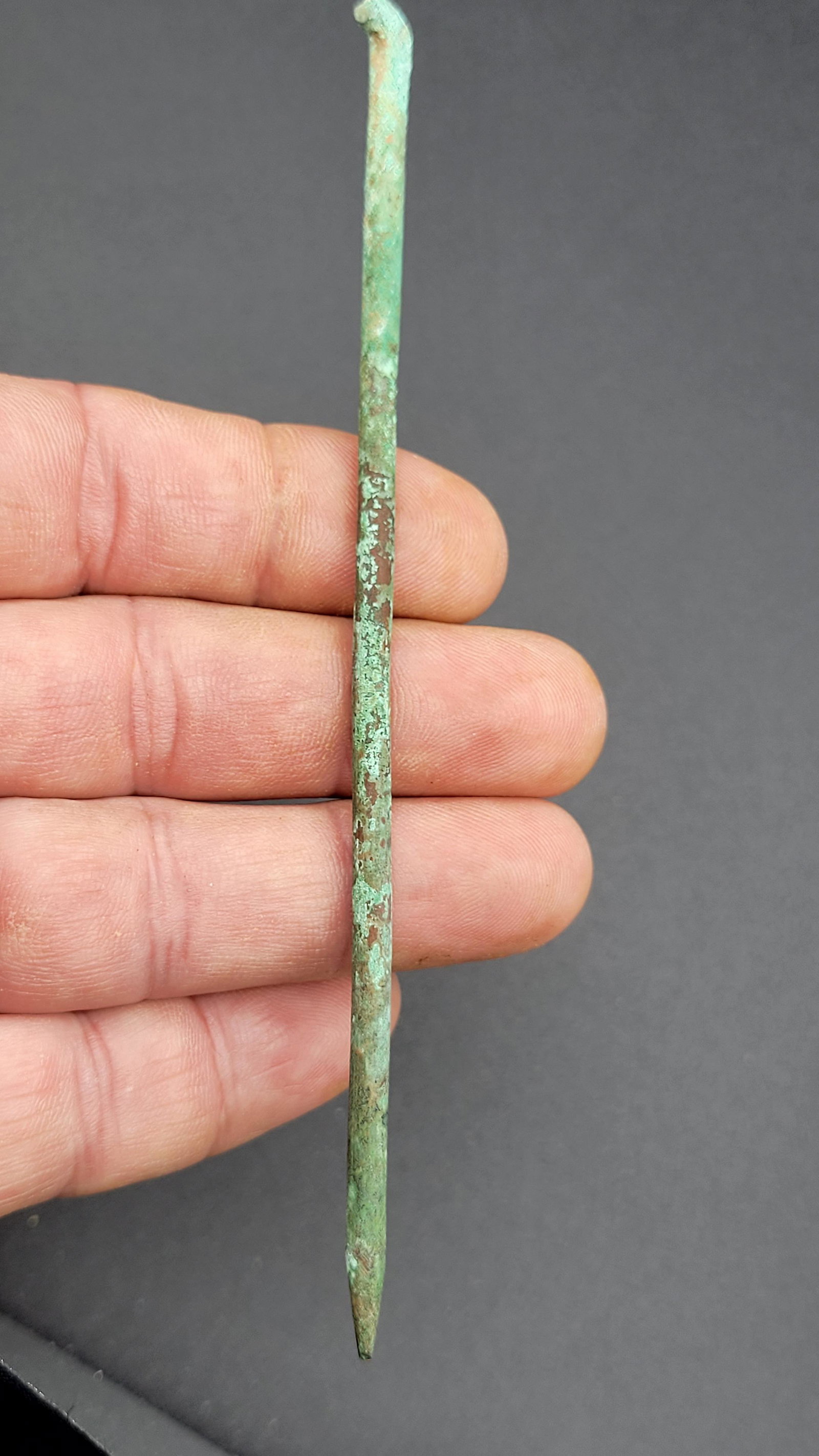5 7/8" Copper Awl Washington County Wisconsin: 5 7/8" Copper Awl Washington County Wisconsin