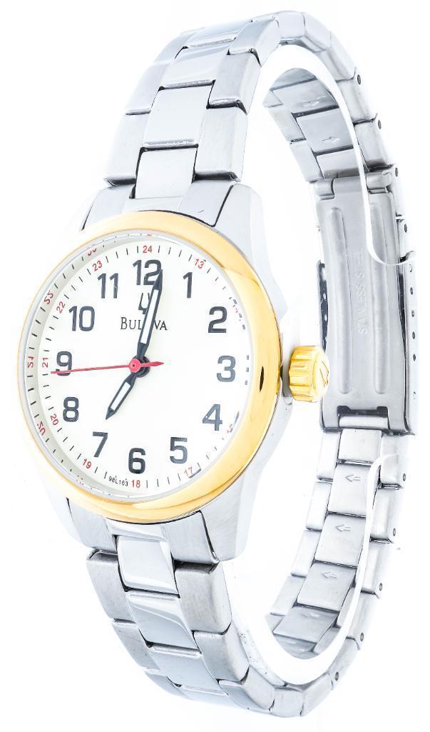 Bulova - Lady's Quartz Watch 2 Tone NEW: Bulova - Lady's Quartz Watch 2 Tone NEW