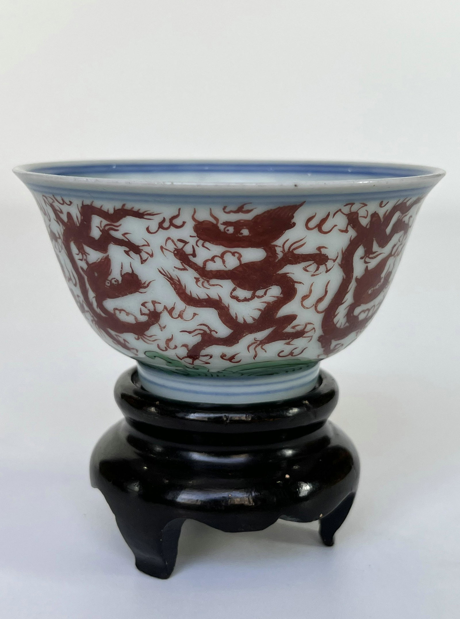 A famille rose bowl,  Qing Dynasty Pr. (1 of 11)