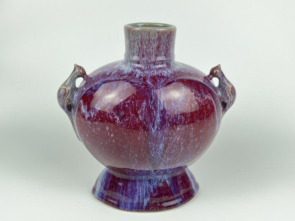A fine&rare double eared vase, Qing Dynasty Pr. (1 of 16)