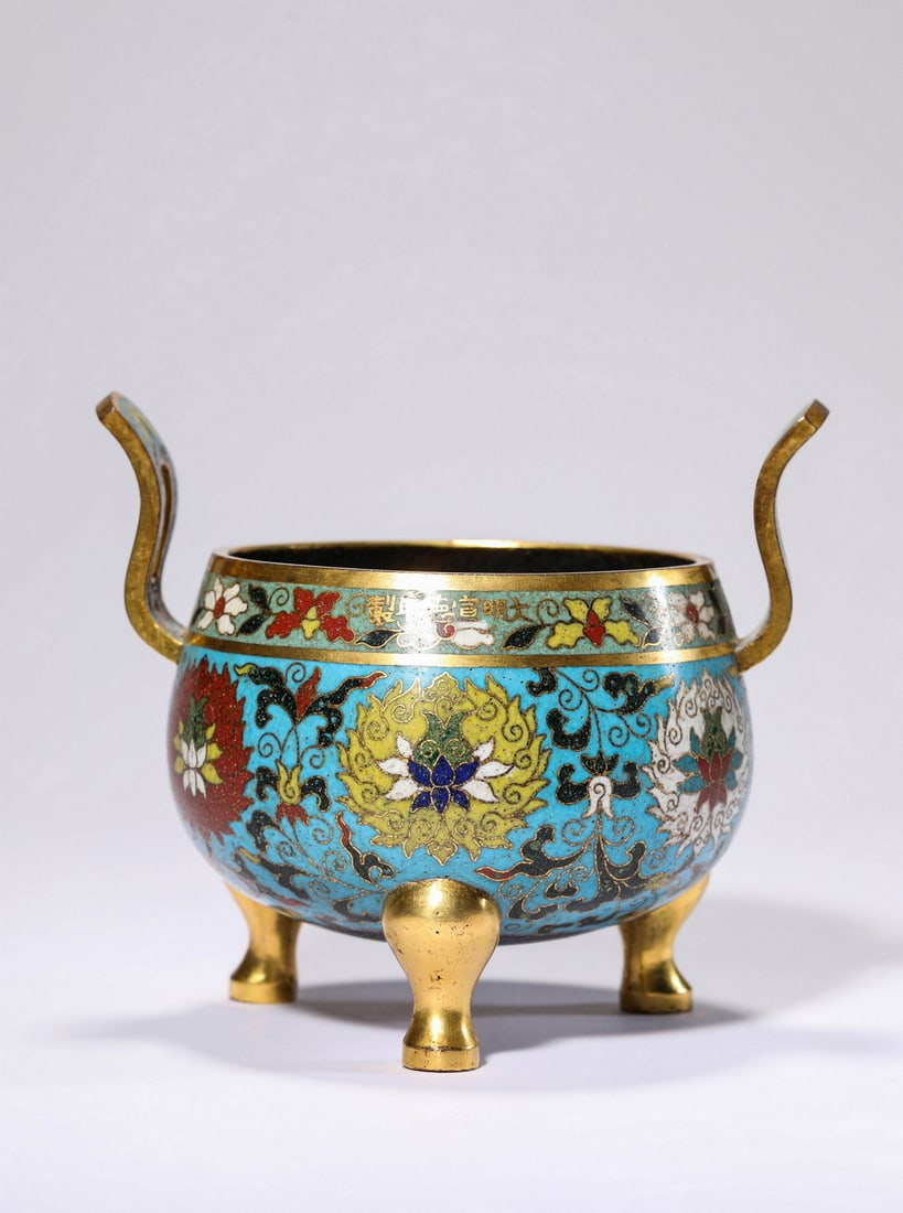 FINE CHINESE CLOISONNE, 17TH/18TH Century Pr.  Collection of NARA private gallary. (1 of 7)