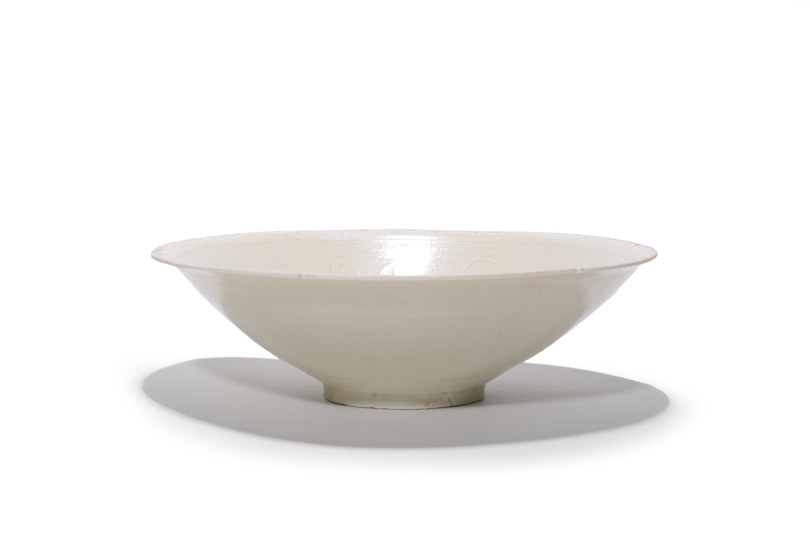 A Ding Kiln White Glaze Bowl, 10th?C12th C Pr. (1 of 5)